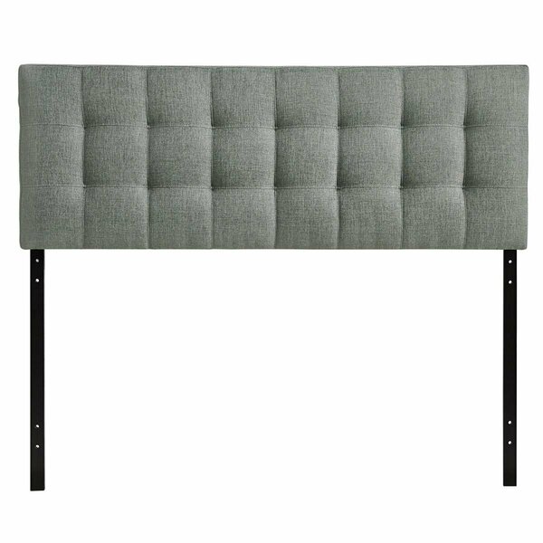 Myco Furniture Mila Full or Queen Headboard in Polyester Fabric, Capri Blue 8699-F/Q-BL